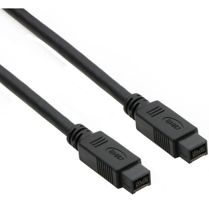 9 PIN/ 9PIN FireWire 800 - FireWire 800 Cable, 3m 10ft , Black