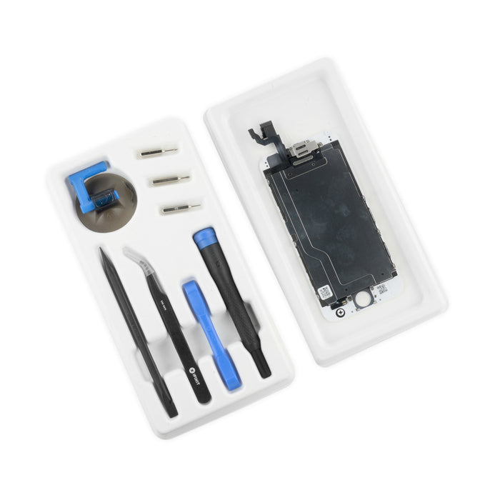 iFixit iPhone 6 LCD Screen and Digitizer Assembly White - Full Repair Kit Including Tools