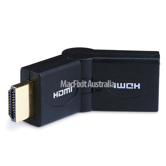 HDMI Port Saver Adapter Male to Female - Swiveling Type