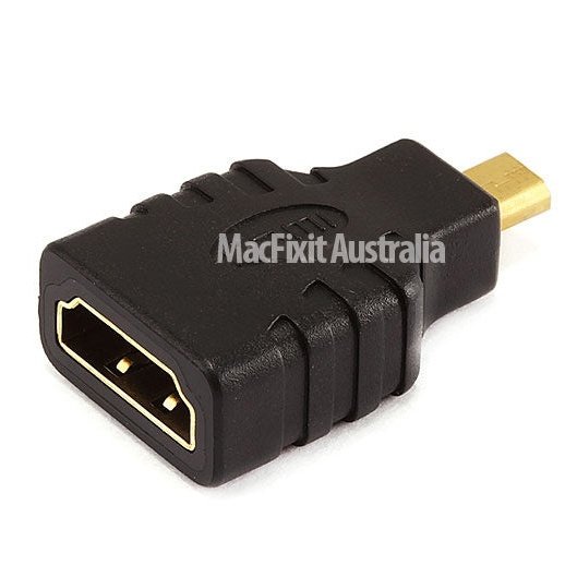 Micro-HDMI Male D to HDMI Female Type A Port Saver Adapter