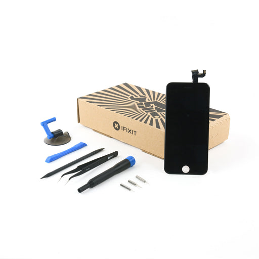 iFixit iPhone 6s LCD Screen and Digitizer Full Assembly, New, Fix Kit - Black