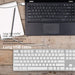 Macally 104 key Aluminium Ultra Slim USB Wired Keyboard for Mac - Silver - Macfixit Australia