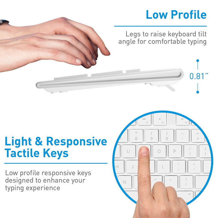 Macally 104 key full - size USB Wired Keyboard and Mouse Combo - Macfixit Australia