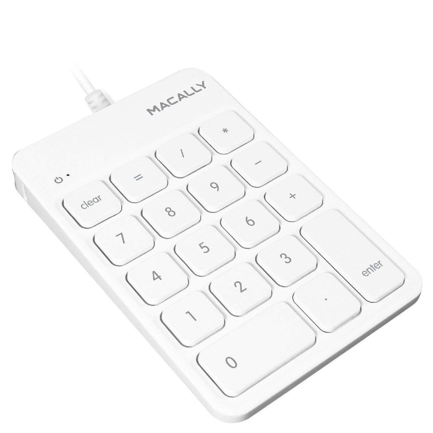Macally 18 Key Numeric Keypad - White - Macfixit Australia