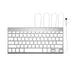 Macally Compact Brushed Metal USB Wired Keyboard for Mac and PC - Macfixit Australia