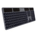 Macally Solar Powered Rechargeable Slim Bluetooth Keyboard for Mac - Space Gray - Macfixit Australia