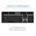 Macally Solar Powered Rechargeable Slim Bluetooth Keyboard for Mac - Space Gray - Macfixit Australia