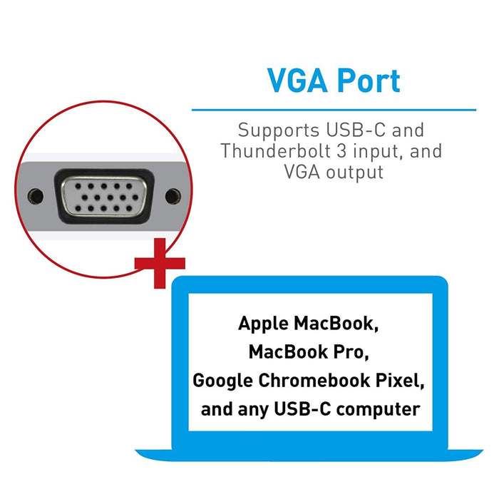 Macally USB - C to VGA Adapter - Macfixit Australia