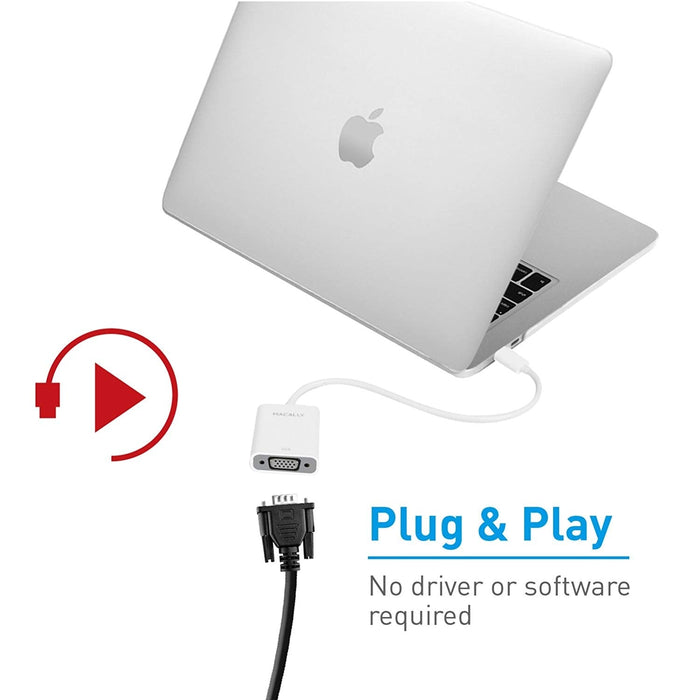Macally USB - C to VGA Adapter - Macfixit Australia