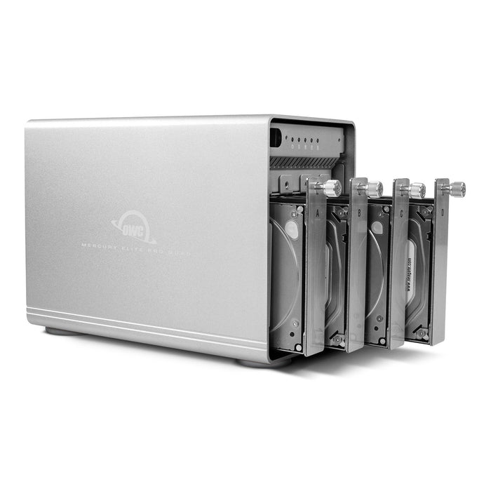 56TB OWC Mercury Elite Pro Quad RAID 5 Four-Drive HDD External Storage Solution