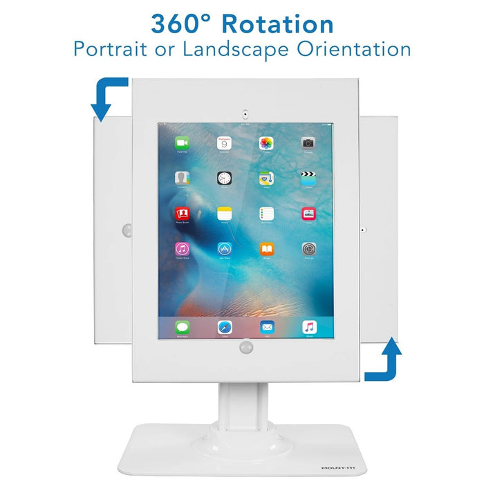 Secure iPad Pro 12.9" Countertop Stand - White