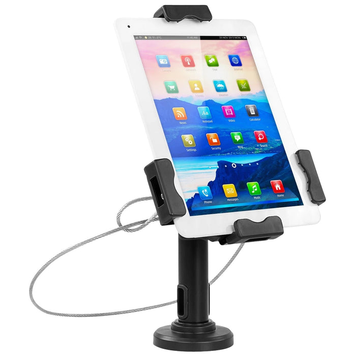 Universal Tablet Stand w- Cable Lock - Black