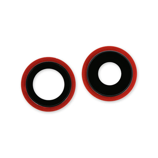 iPhone 12 Rear Camera Lenses and Bezels - Red