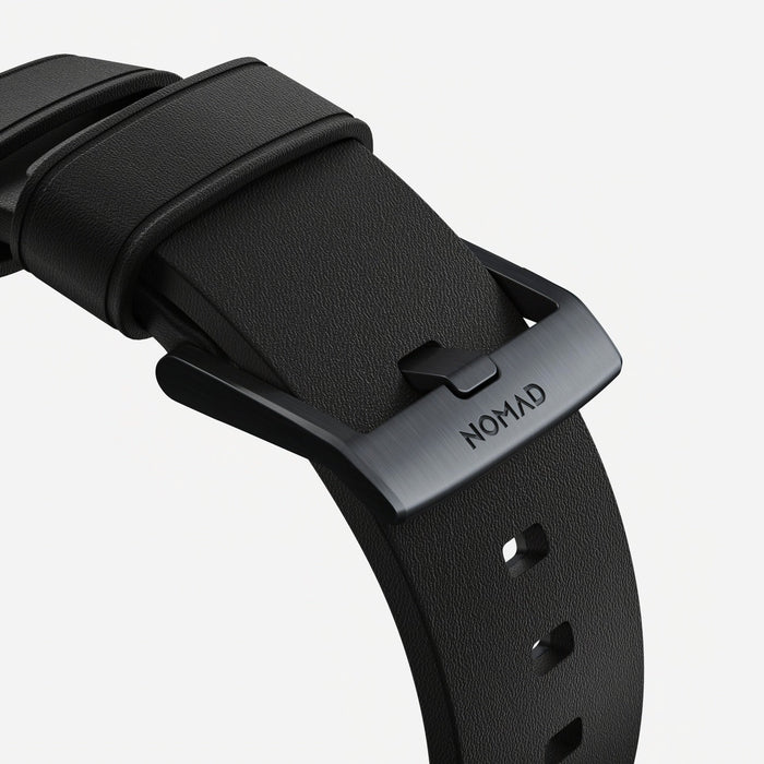 Nomad - Active Strap Pro - Apple Watch 44/42/45mm/Ultra - Black - Black Hardware - Macfixit Australia