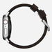 Nomad - Active Strap Pro - Apple Watch Ultra/44/42/45mm/Ultra - Brown - Silver Hardware - Macfixit Australia