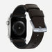 Nomad - Active Strap Pro - Apple Watch Ultra/44/42/45mm/Ultra - Brown - Silver Hardware - Macfixit Australia