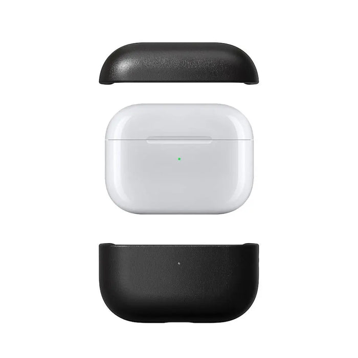 Nomad - Modern Leather Case - AirPods Pro 2 - Black - Macfixit Australia