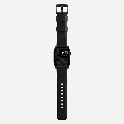 Nomad - Rugged Strap for Apple Watch 42/44/45mm/Ultra - Black hardware - Macfixit Australia
