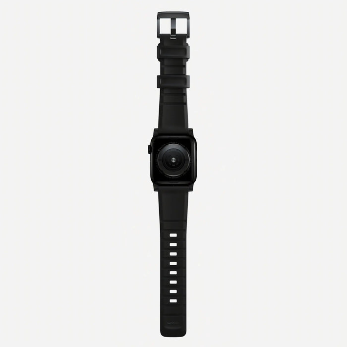 Nomad - Rugged Strap for Apple Watch 42/44/45mm/Ultra - Black hardware - Macfixit Australia