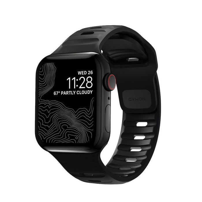 Nomad - Sport Strap for Apple Watch 38/40/41mm - Black - Macfixit Australia
