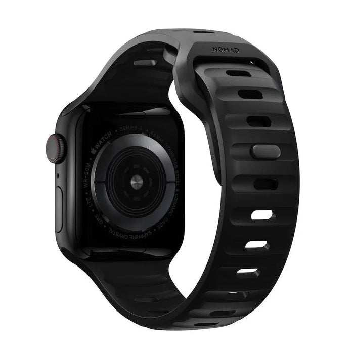 Nomad - Sport Strap for Apple Watch 42/44/45mm/Ultra - Black - Macfixit Australia