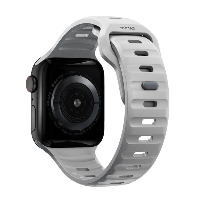 Nomad - Sport Strap for Apple Watch 42/44/45mm/Ultra - Lunar Grey - Macfixit Australia