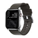 Nomad Modern Strap Active Apple Watch 44-42mm Mocha Brown - Silver Hardware