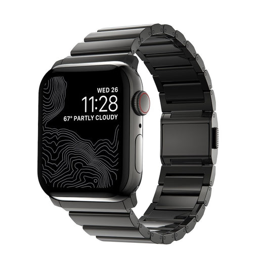 Nomad Stainless Steel Band for Apple Watch 42-44mm - Graphite
