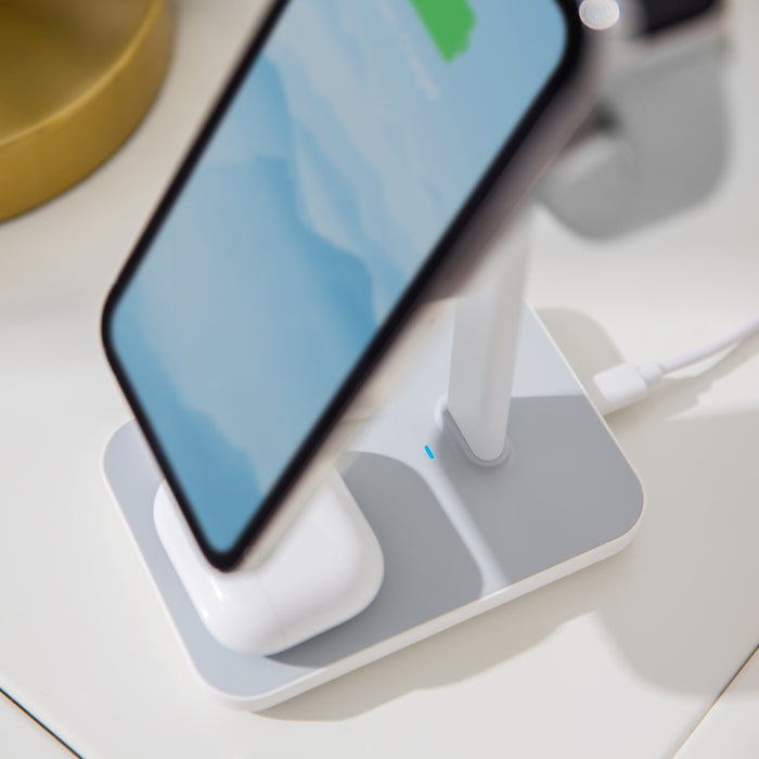 Twelve South HiRise 3 Triple Wireless Charger - White