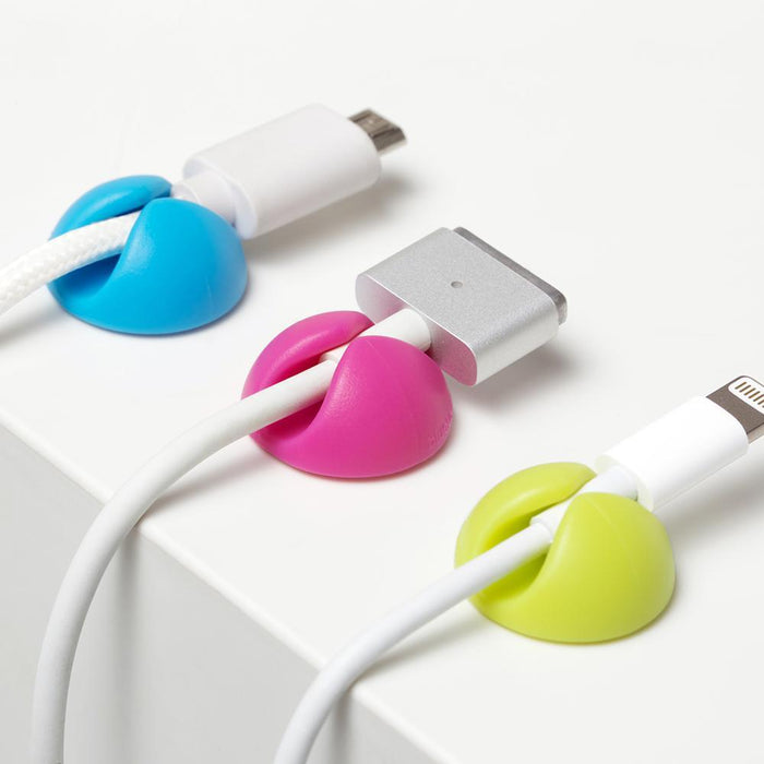 Bluelounge CableDrop Mini - Cable Clips - Bright