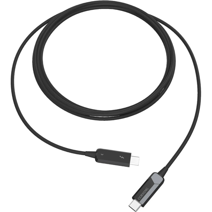 Optical Cables by Corning Thunderbolt 3 USB Type - C Male Optical Cable - 10m - Macfixit Australia