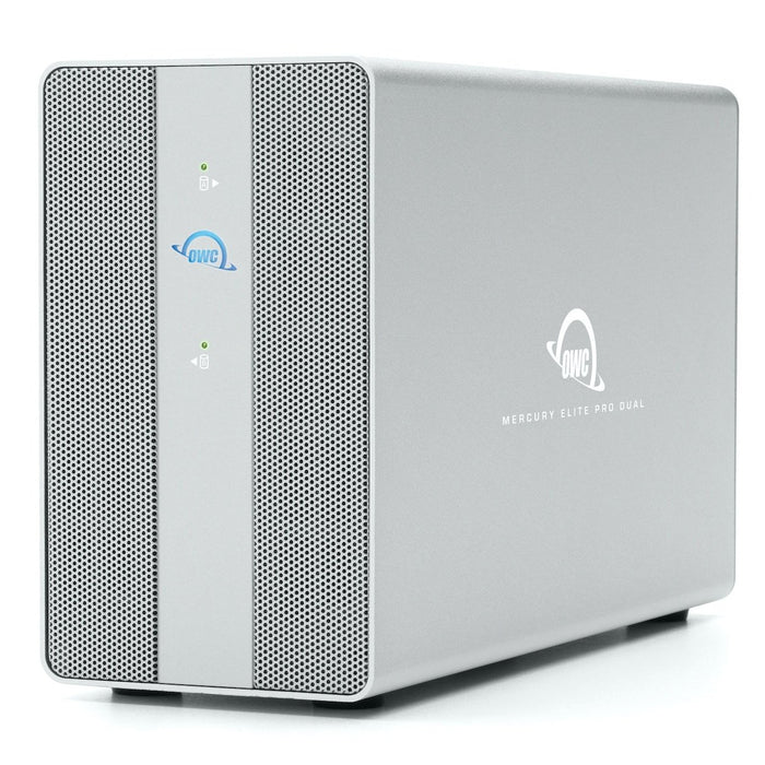 24TB OWC Mercury Elite Pro Dual RAID Storage Solution with USB 10Gb-s + 3-Port Hub