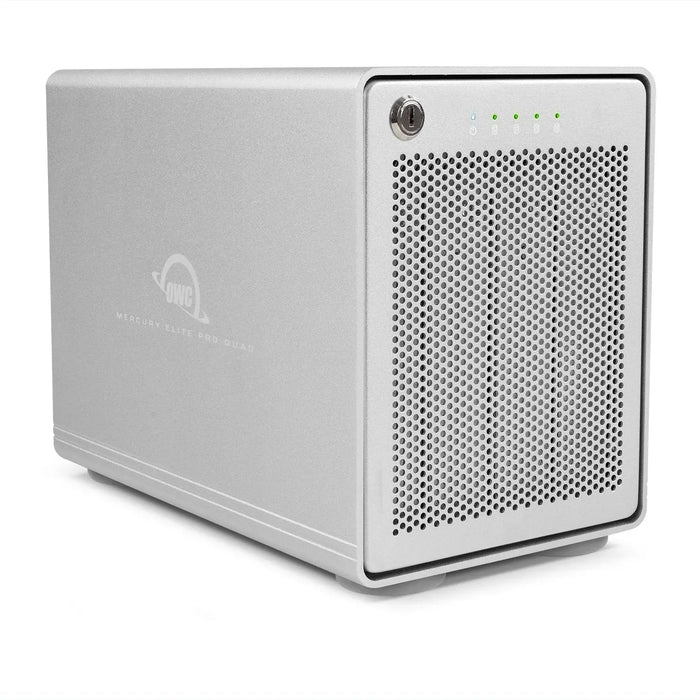 OWC Mercury Elite Pro Quad Four - Bay USB 3.2 (10Gb/s) External Storage Enclosure for 2.5 - inch and 3.5 - inch SATA Drives - Macfixit Australia