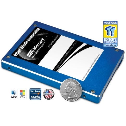 ***RUN OUT MODEL***115GB Mercury EXTREME Pro 3G SSD 2.5" Serial-ATA 9.5mm Solid State Drive. High Performance internal MLC Flash storage with 7% Over Provisioned Redundancy