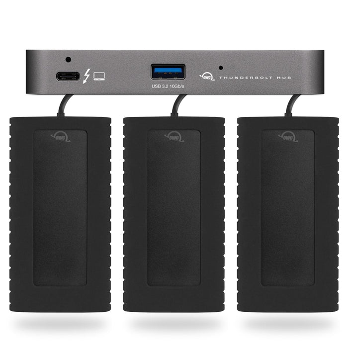 OWC Thunderbolt Hub adds more Thunderbolt 40Gb - s ports + USB - Macfixit Australia