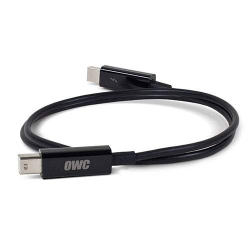 OWC Metre Premium Cable Black - Compatible with 1 and Thunderbolt 2