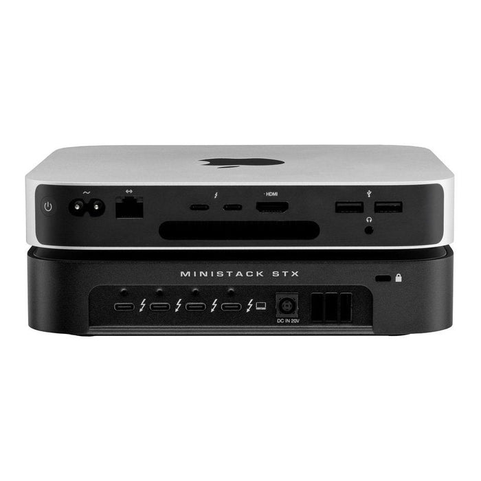 18.0TB 14.0TB HDD + 4.0TB NVMe OWC miniStack STX Stackable Storage and Thunderbolt Hub Xpansion Solution