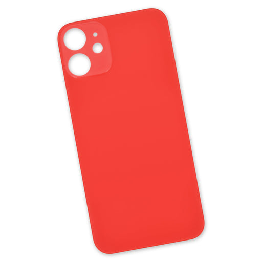 iPhone 12 mini Aftermarket Blank Rear Glass Panel, New - Red