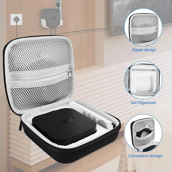 Portable Storage Package Set Top Box Storage Bag Case Carry Tote Bag For Apple TV 4K 2nd Gen and 3rd Gen - Macfixit Australia