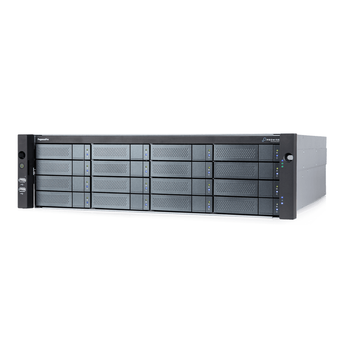 Promise PegasusPro R16 128TB (16 x 8TB SATA) System CPU i7, Target mode, 10G Base - T, 64GB DDR with 2M cable - Macfixit Australia