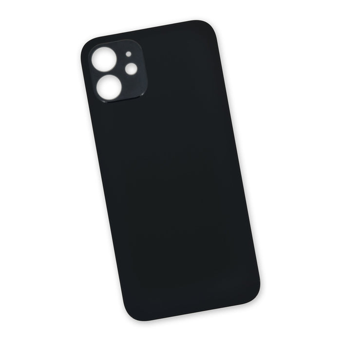iPhone 12 Aftermarket Blank Rear Glass Panel, New - Black