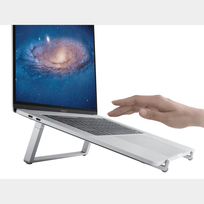 Rain Design mBar Pro foldable stand for MacBook - Silver - Macfixit Australia