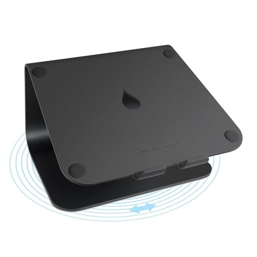 Rain Design mStand360 Laptop Stand with Swivel Base - Black - Macfixit Australia