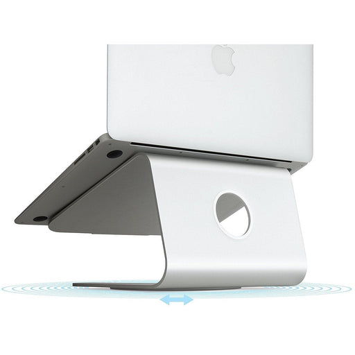 Rain Design mStand360 Laptop Stand with Swivel Base - Silver - Macfixit Australia