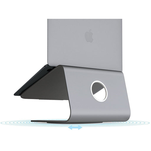 Rain Design mStand360 Laptop Stand with Swivel Base - Space Gray - Macfixit Australia
