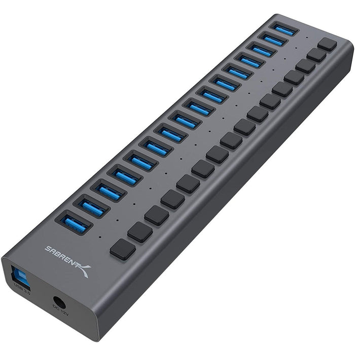 Sabrent 16 - Port USB 3.0 Hub and Charger - Macfixit Australia