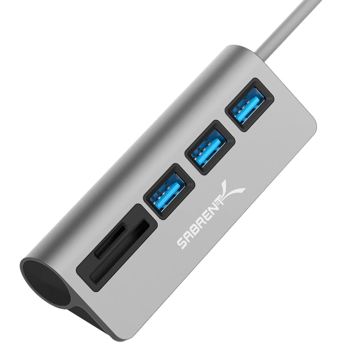 Sabrent 3 - Port USB 3.0 Hub with SD and Micro SD Card Readers - Macfixit Australia