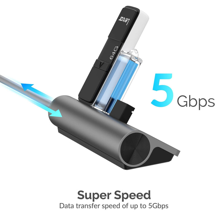 Sabrent 3 - Port USB 3.0 Hub with SD and Micro SD Card Readers - Macfixit Australia