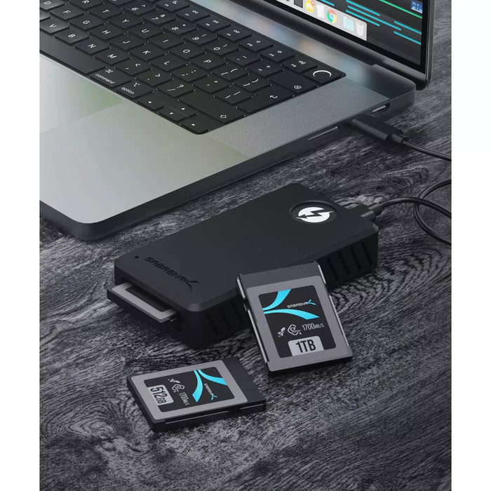 Sabrent Thunderbolt 3 & USB 3 Type - C to CFexpress Type - B Card Reader - Macfixit Australia