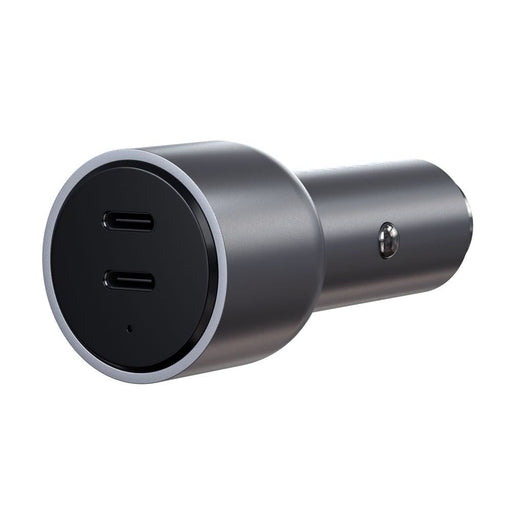 Satechi 40W Dual USB - C PD Car Charger - Space Grey - Macfixit Australia